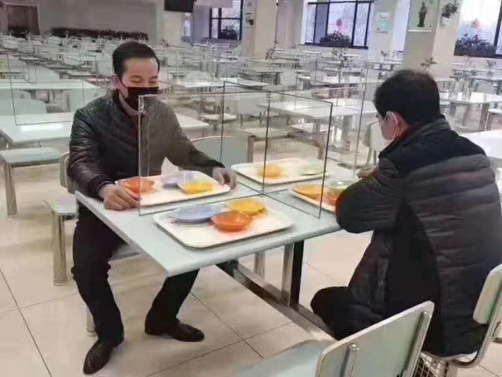 Polycarbonate Isolation Board PC Separated Material For The Front Desk To Prevent The Saliva&apatter